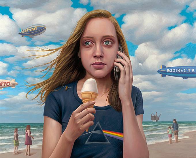 Сюрреалистические картины Алекса Гросса (Alex Gross) .